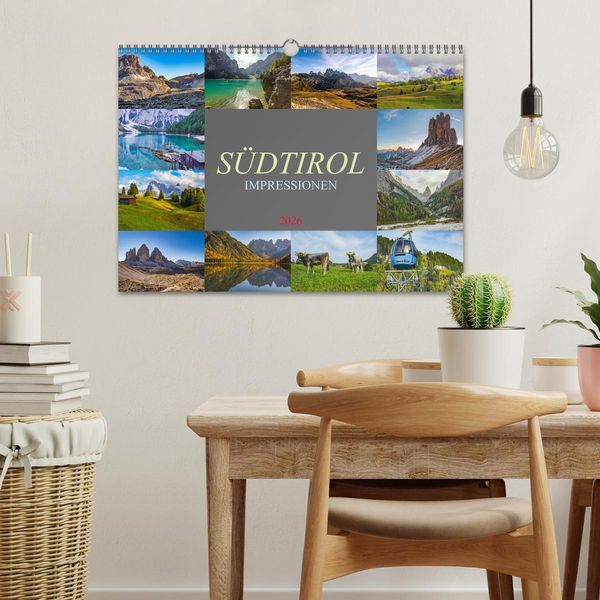 Produktbild: S&uuml;dtirol Impressionen (Wandkalender 2026 DIN A3 quer), CALVENDO Monatskalender