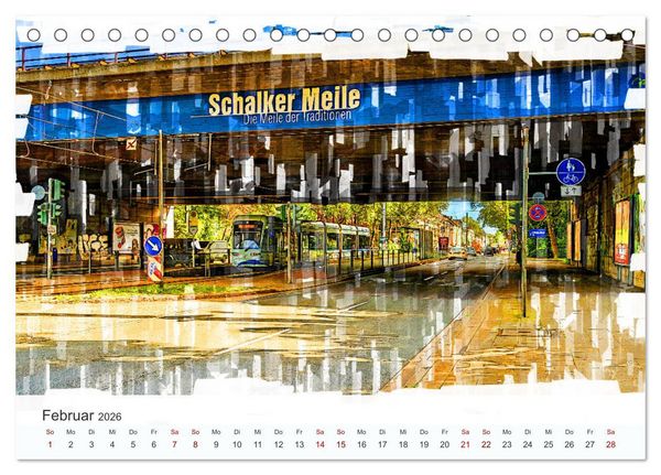 Produktbild: Ruhrpott Art (Tischkalender 2026 DIN A5 quer), CALVENDO Monatskalender