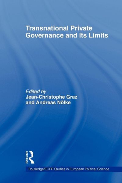 Produktbild: Transnational Private Governance and its Limits