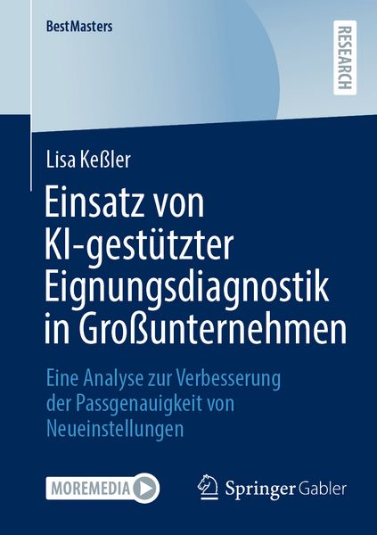 Produktbild: Einsatz von KI-gest&uuml;tzter Eignungsdiagnostik in Gro&szlig;unternehmen