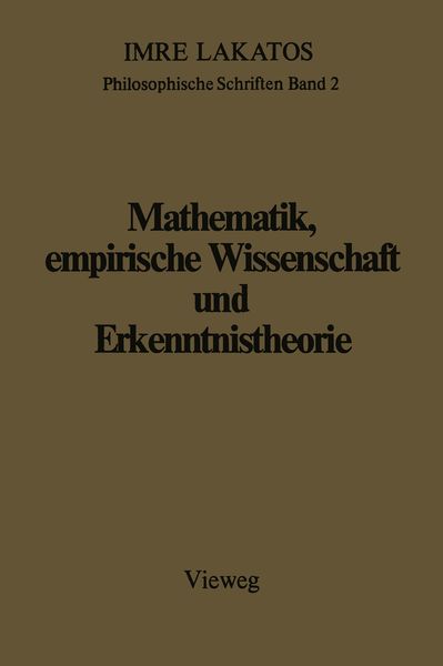 Produktbild: Mathematik, empirische Wissenschaft und Erkenntnistheorie