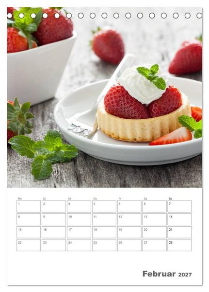 Produktbild: Herzhaft - S&uuml;&szlig; / Mein K&uuml;chenplaner (Tischkalender 2027 DIN A5 hoch), CALVENDO Monatskalender