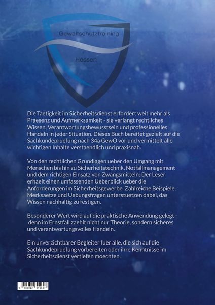 Produktbild: Vorbereitung auf die Sachkundepr&uuml;fung nach &sect;34a GewO (IHK)