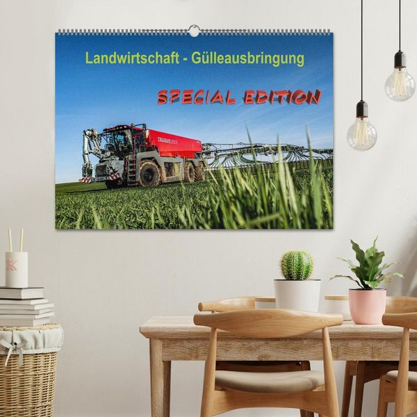 Produktbild: Landwirtschaft - G&uuml;lleausbringung (Wandkalender 2026 DIN A2 quer), CALVENDO Monatskalender