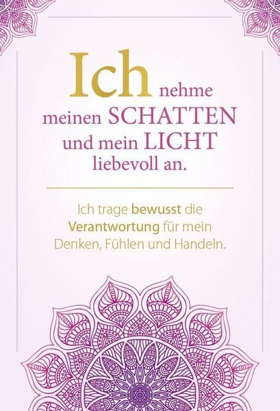 Produktbild: Sei du selbst, und lebe deine ganze Kraft - Meditationskarten f&uuml;r ein selbstbestimmtes Leben in Freiheit und Liebe