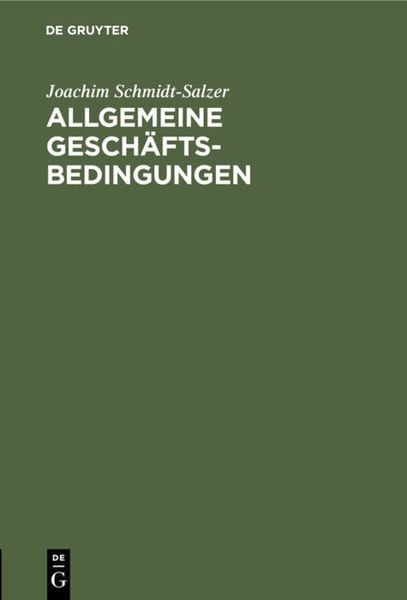 Produktbild: Allgemeine Gesch&auml;ftsbedingungen