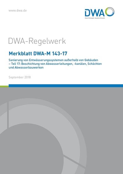 Produktbild: DWA-M 143-17 Sanierung von Entw&auml;sserungssystemen 17