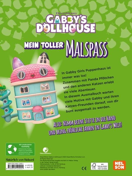 Produktbild: Gabby's Dollhouse: Mein toller Malspaß