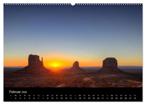 Produktbild: USA - Monumente der Sch&ouml;pfung (Wandkalender 2026 DIN A2 quer), CALVENDO Monatskalender