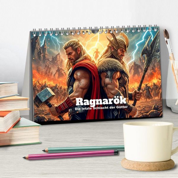 Produktbild: Ragnar&ouml;k &ndash; Die letzte Schlacht der G&ouml;tter (Tischkalender 2027 DIN A5 quer), CALVENDO Monatskalender