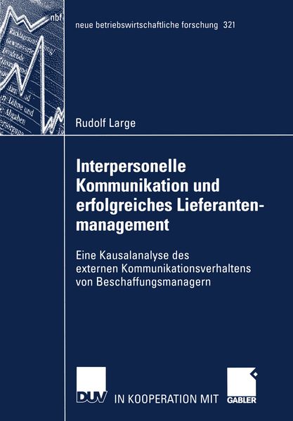 Produktbild: Interpersonelle Kommunikation und erfolgreiches Lieferantenmanagement