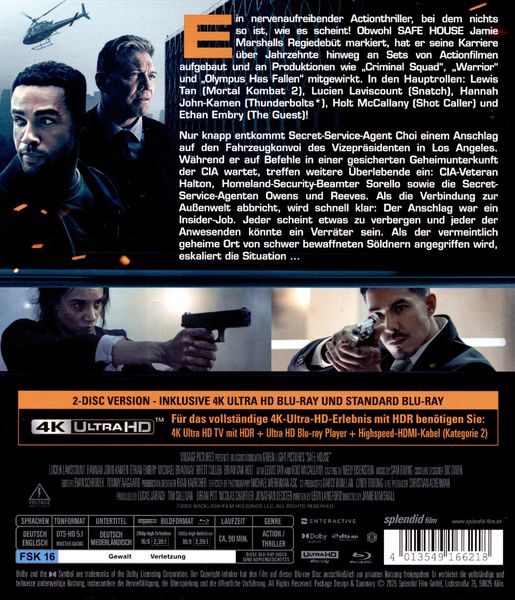 Produktbild: Safe House - Verrat ist die ultimative Waffe LTD. - Limited Edition (4K Ultra HD) (+ Blu-ray)