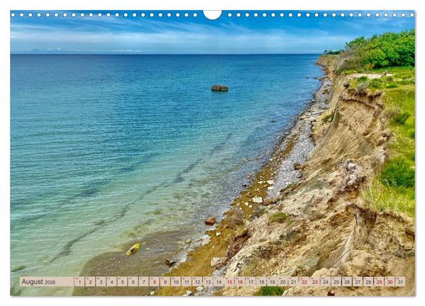 Produktbild: Fischland zwischen Ostsee und Bodden (Wandkalender 2026 DIN A3 quer), CALVENDO Monatskalender