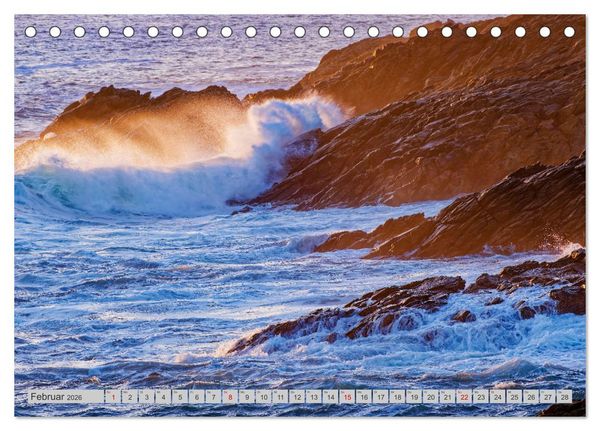 Produktbild: Cote Sauvage. Wilde Atlantikk&uuml;ste der Bretagne. (Tischkalender 2026 DIN A5 quer), CALVENDO Monatskalender