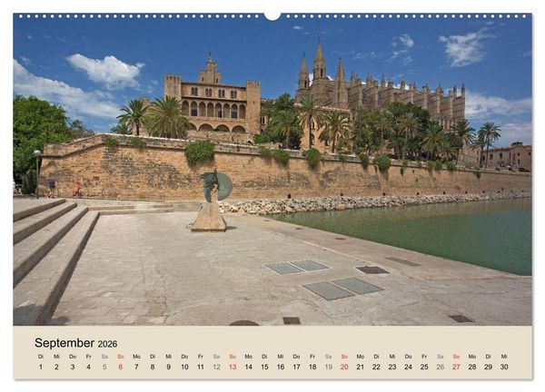 Produktbild: Mallorca - Traumhafte Balearen Insel (Wandkalender 2026 DIN A2 quer), CALVENDO Monatskalender