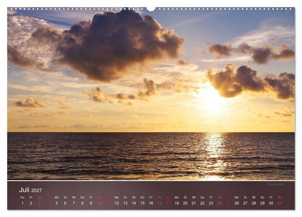 Produktbild: Farben am Meer (hochwertiger Premium Wandkalender 2027 DIN A2 quer), Kunstdruck in Hochglanz