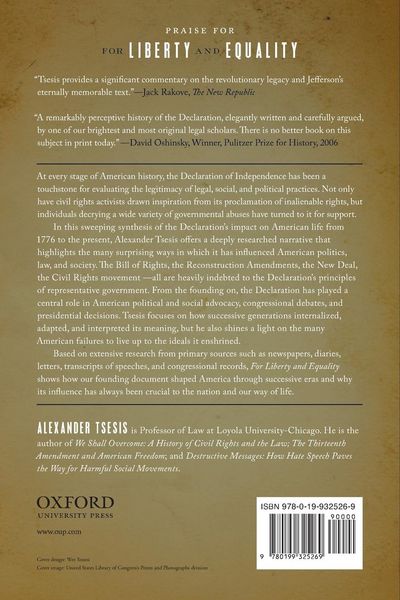 Produktbild: For Liberty and Equality