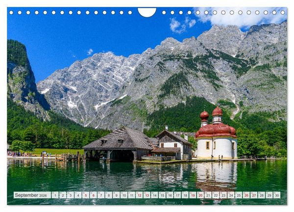 Produktbild: Mein Berchtesgadener Land - Wundersch&ouml;n zu jeder Jahreszeit (Wandkalender 2026 DIN A4 quer), CALVENDO Monatskalender