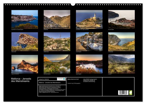 Produktbild: Mallorca - Jenseits des Mainstreams (Wandkalender 2026 DIN A2 quer), CALVENDO Monatskalender