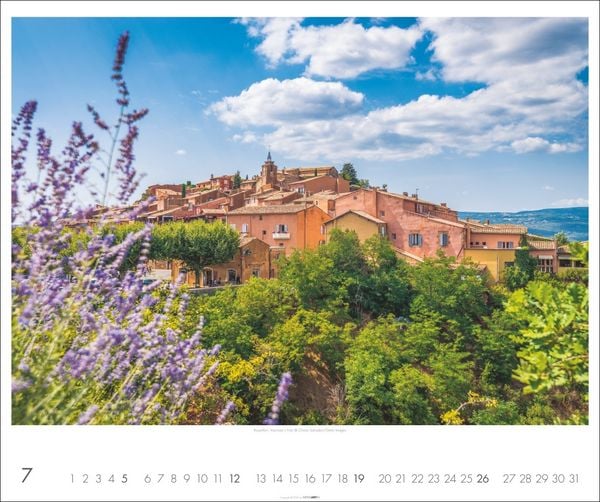 Produktbild: Provence Kalender 2026 - Blühende Lavendelfelder und malerische Dörfer