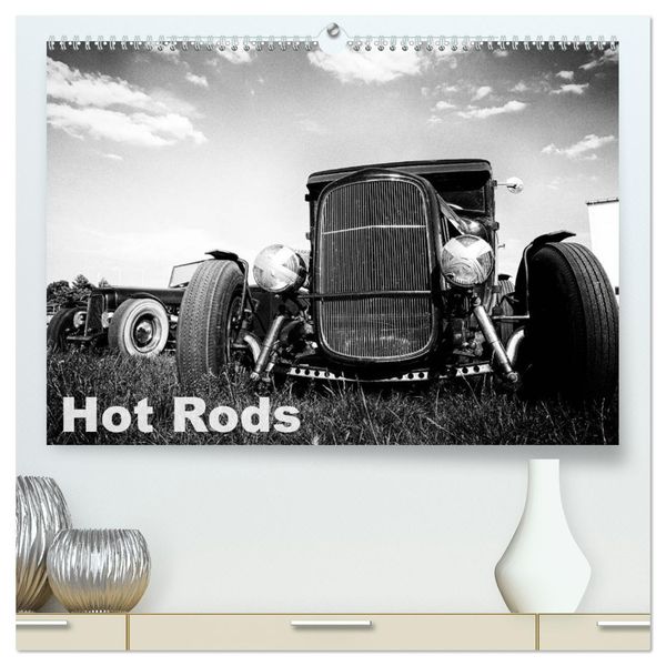 Hot Rods (hochwertiger Premium Wandkalender 2024 DIN A2 quer), Kunstdruck in Hochglanz