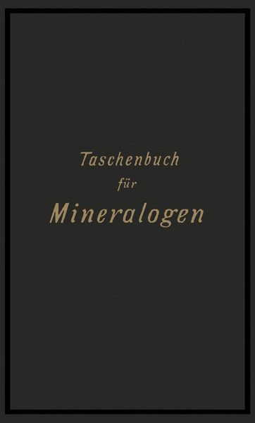 Produktbild: Taschenbuch f&uuml;r Mineralogen