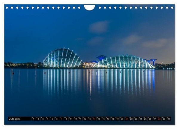Produktbild: St&auml;dte S&uuml;dostasiens - Singapur & Kuala Lumpur (Wandkalender 2026 DIN A4 quer), CALVENDO Monatskalender