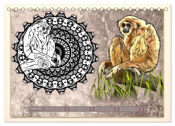 Produktbild: Mandalas 2027 - Beruhigende Momente (Tischkalender 2027 DIN A5 quer), CALVENDO Monatskalender