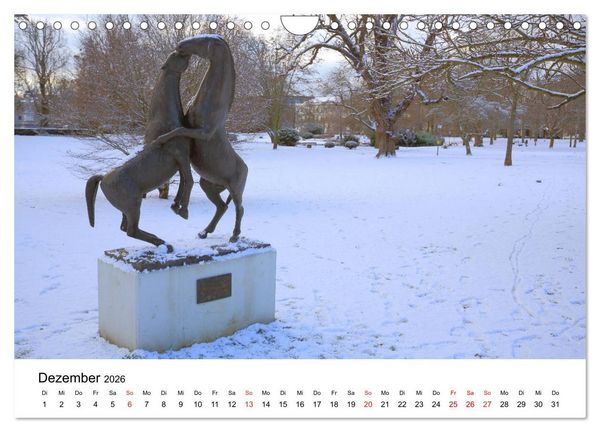 Produktbild: Wiesbaden Kunst in der &Ouml;ffentlichkeit (Wandkalender 2026 DIN A4 quer), CALVENDO Monatskalender