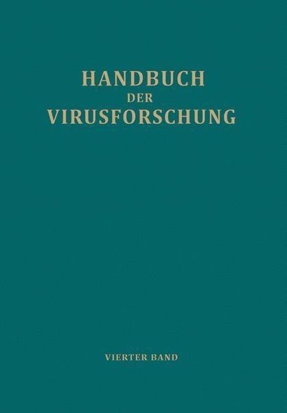 Produktbild: Handbuch der Virusforschung