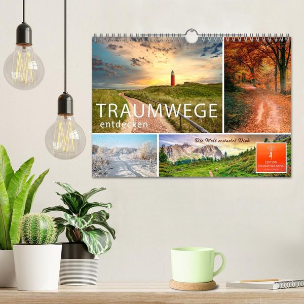Produktbild: Traumwege entdecken (Wandkalender 2026 DIN A4 quer), CALVENDO Monatskalender