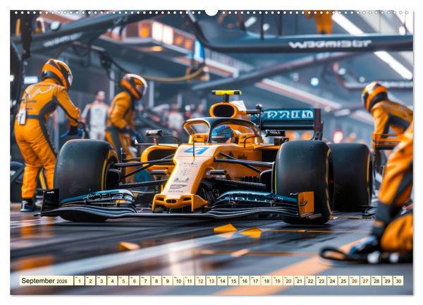 Produktbild: Boxenstopp - eingespieltes Team (Wandkalender 2026 DIN A2 quer), CALVENDO Monatskalender
