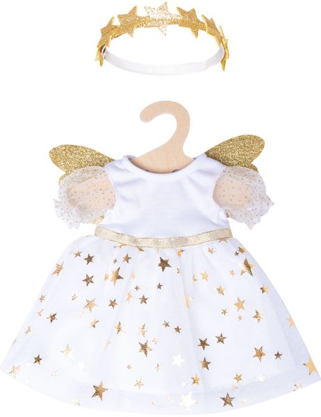 Produktbild: Heless - Puppen-Kleid Schutzengel mit Sternen-Haarband, Gr. 28-35 cm