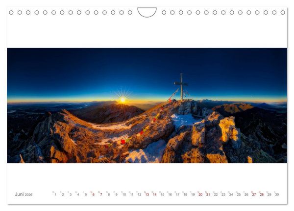 Produktbild: BergBlicke! (Wandkalender 2026 DIN A4 quer), CALVENDO Monatskalender