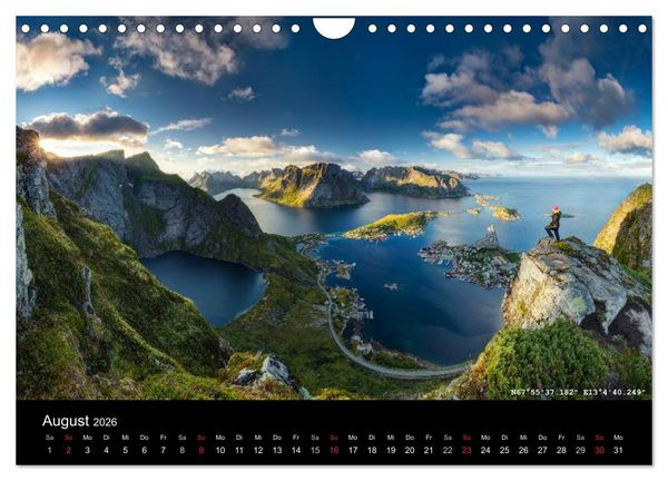 Produktbild: More Wild, Wild Places 2026 (Wandkalender 2026 DIN A4 quer), CALVENDO Monatskalender