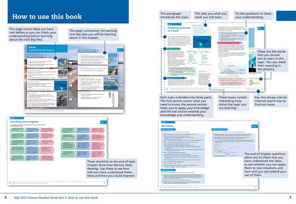 Produktbild: AQA KS3 Science Student Book Part 2