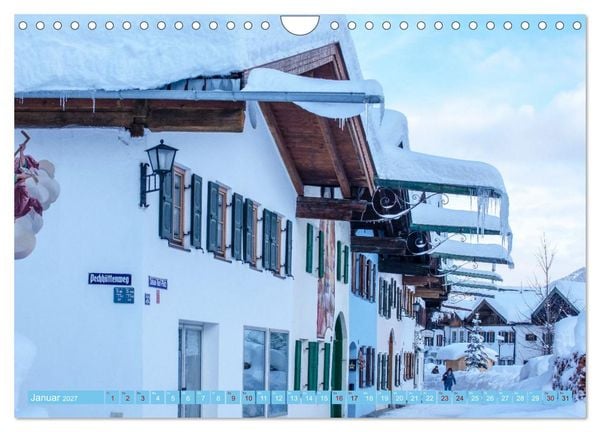 Produktbild: MITTENWALD Eine Perle im Oberen Isartal (Wandkalender 2027 DIN A4 quer), CALVENDO Monatskalender