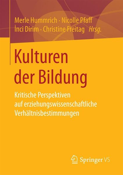 Produktbild: Kulturen der Bildung