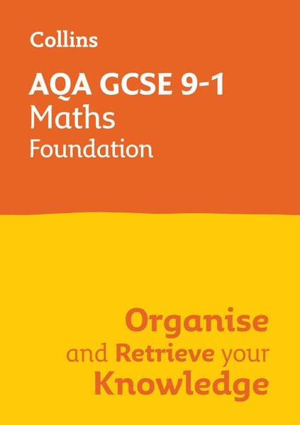 Produktbild: AQA GCSE 9-1 Maths Foundation Organise and Retrieve Your Knowledge