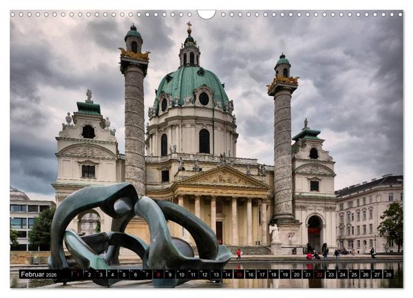 Produktbild: Wien - &Ouml;sterreichs charmante Hauptstadt (Wandkalender 2026 DIN A3 quer), CALVENDO Monatskalender