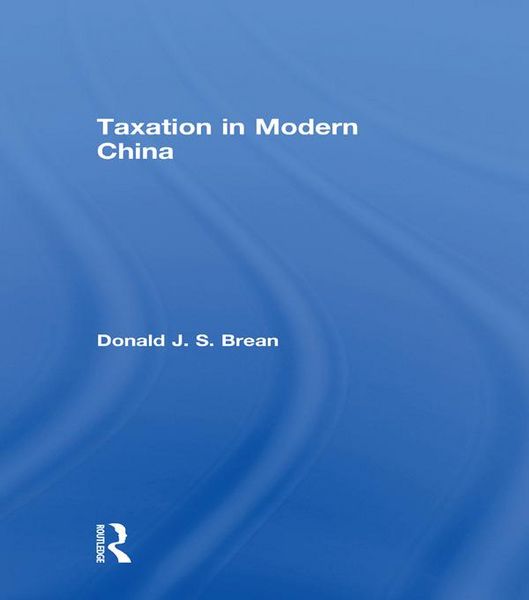 Produktbild: Taxation in Modern China