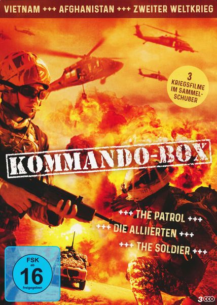 Produktbild: Kommando-Box - 3 Kriegsfilme im Sammelschuber [3 DVDs]