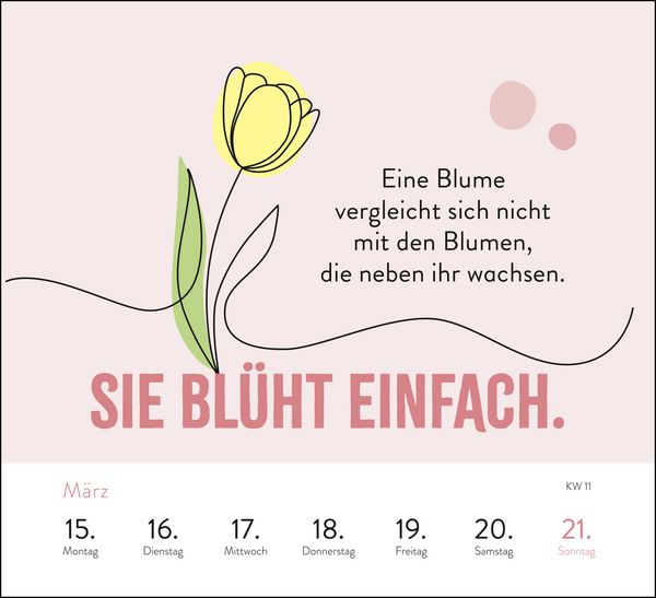 Produktbild: Wochenkalender 2027: Sei stark. Sei anders. Sei DU.