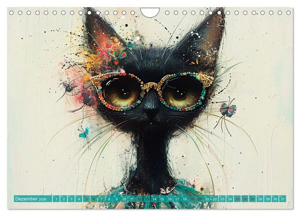 Produktbild: Miau-velous Momente (Wandkalender 2026 DIN A4 quer), CALVENDO Monatskalender