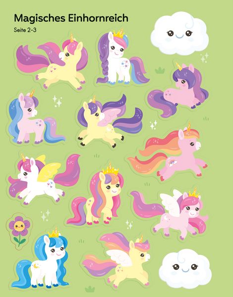 Produktbild: Cute Things - Mein Stickertraum: Einh&ouml;rner