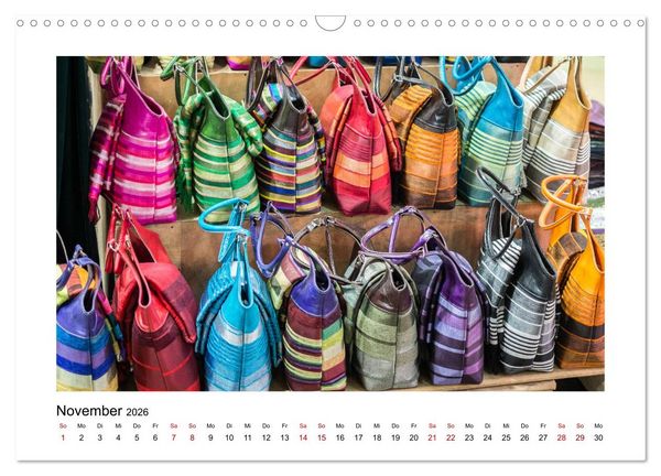 Produktbild: Marokko - Farbenfrohe M&auml;rkte (Wandkalender 2026 DIN A3 quer), CALVENDO Monatskalender