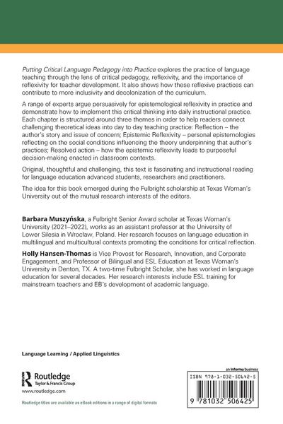 Produktbild: Putting Critical Language Pedagogy into Practice