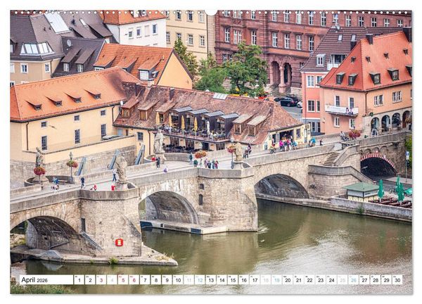 Produktbild: W&uuml;rzburg - Stadt mit Charme (Wandkalender 2026 DIN A2 quer), CALVENDO Monatskalender