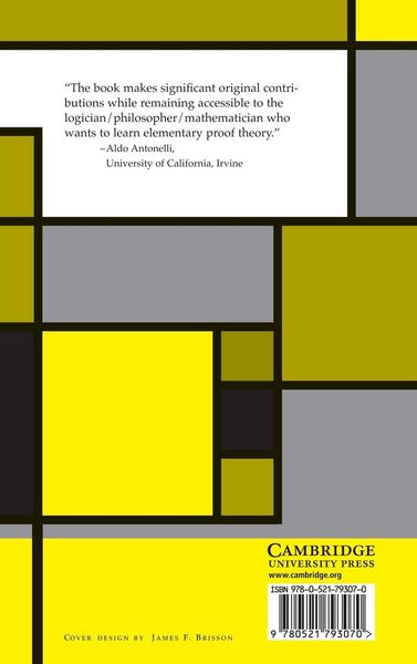 Produktbild: Structural Proof Theory
