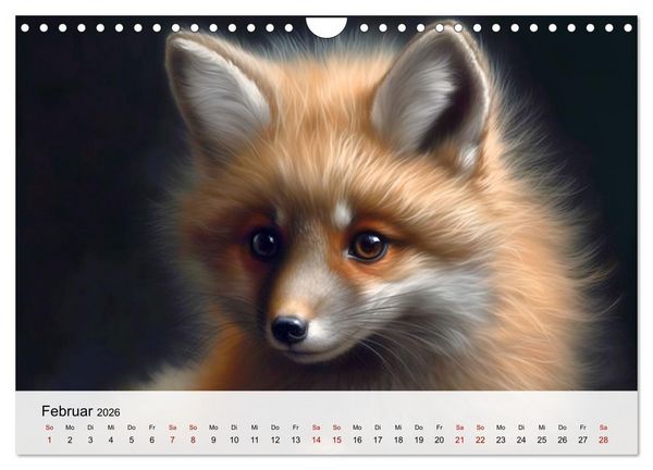 Produktbild: Zauberhafte Fluffies (Wandkalender 2026 DIN A4 quer), CALVENDO Monatskalender